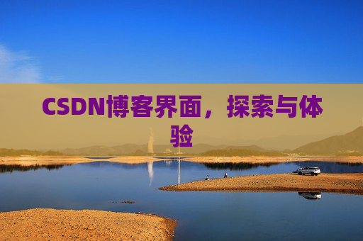 CSDN博客界面,探索与体验